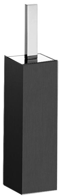 Ёрш настенный, (цв. хром/матовая чёрная керамика), Linea ZZ