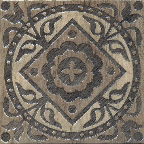 Вставка Фратте серый лаппатированный |20х20