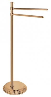 Стойка напольная с 2-мя поворотными полотенцедержателями, h84,7х40см, (металл цв.бронза), Hermitage ZZ