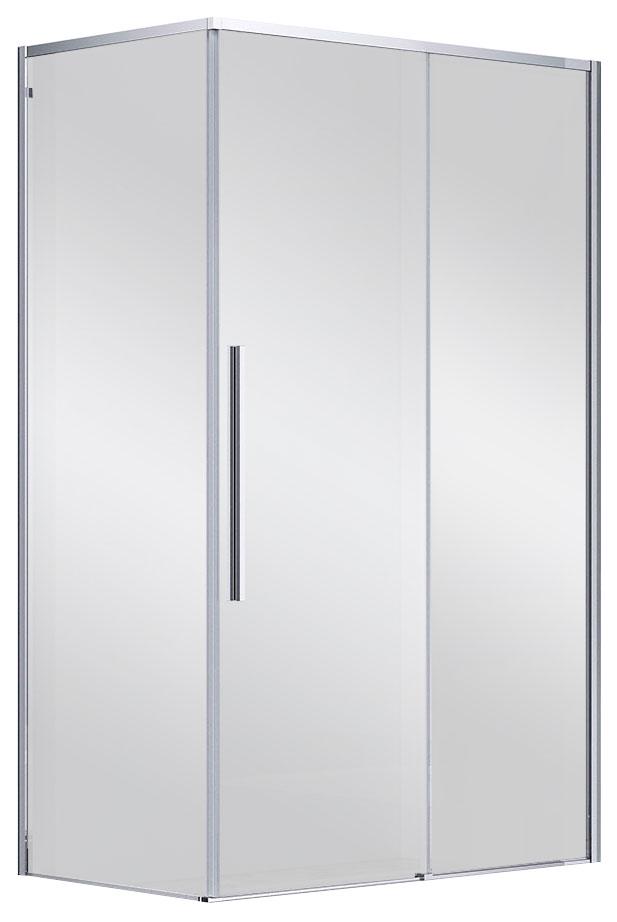 Душевой уголок 1200х800хh1950мм, прямоуг., правый/левый, (стекло прозрачное 6мм Easy Clean, фурн.цв.хром), Slim-N ZZ