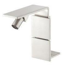 Смеситель для биде, 2 ручк., (цв. тертая сталь), 5mm ZZ