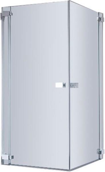 Дверь расп., для боков.стенки, "Левая", (100хh191см, неподвижн. сегм. 17см, стекло 6мм, GL прозр. c покрыт. High Glass, фурн. 05 bril, хром) E-Lite ZZ