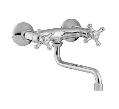 Смеситель для кухни, настенный, (цв. хром), Old italy ZZ