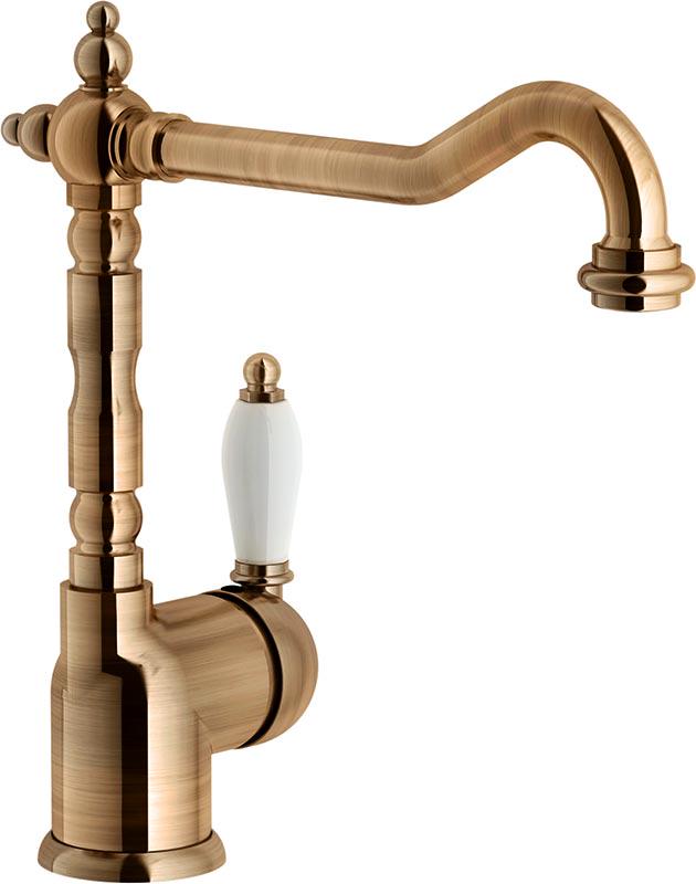 Смеситель для кухни, (цв.бронза), Antica ZZ