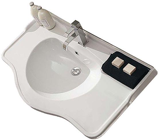 Раковина керамическая 95х55см, c 1 отв.д/смесит., для баз Federica/Sonia/Rachele, Liberty ZZ