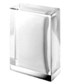 Ручка для смесителя (муранское стекло цв. хром/белый), Venezia ZZ