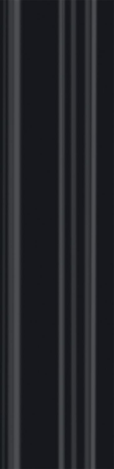 Бордюр Багет Альвао черный матовый |20х5