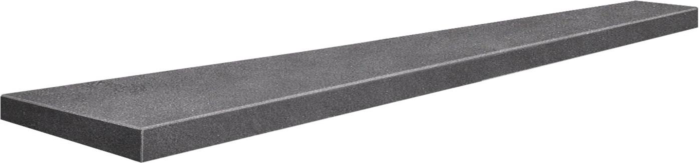 Ступень Евро Угловая (глухая) Турнель серый тёмный обрезной (n071842)|32x158