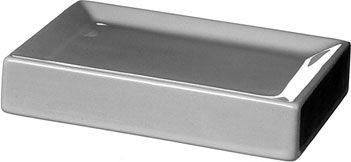 Мыльница 15х10хh3см, настольная (белая керамика), Young ZZ