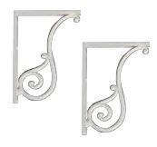 Кронштейны (2шт.) для "Высокого", (латунь цв. белый), Lante ZZ