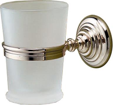 Стакан настенный, стекло матовое, (цв. латунь) Chelsea ZZ