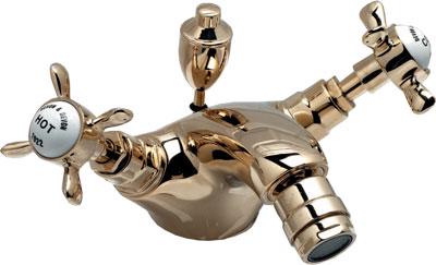 Смеситель для биде, на 1 отв. с д/к, (латунь) Antique ZZ