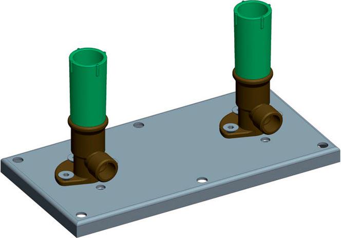 Встраиваемая часть наполного смесителя для ванны, FIMA Carlo Frattini ZZ