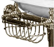 Полочка (решетка) для консоли (цв. латунь) Boston ZZ