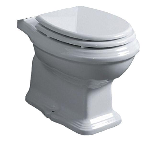 Чаша унитаза 365х685хh390мм, ВЫПУСК В ПОЛ ! ! !, для "Низкого" бачка, БЕЗ сиденья и крепл.к полу, (цв. белый), Arcade KL