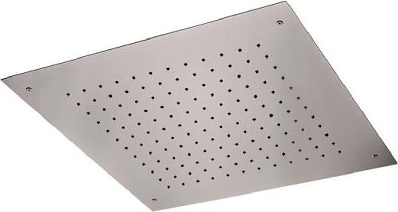 Душ верхний, стационарный, встраиваемый в потолок, квадрат 500х500мм, (цв.хром), Soffioni ZZ