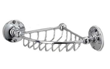 Мыльница-решетка угловая для душа (хром) D&D ZZ