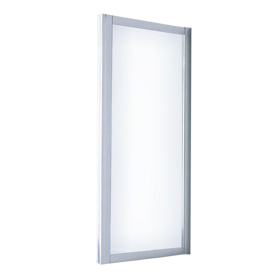 Боковая стенка 80х140см для сдвижной шторы на ванну (правая/левая), (проф.цв.хром, стекло 3мм прозрачное) Classic ZZ