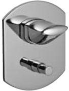 Смеситель для душа, встраиваемый в стену, с переключателем, (цв. хром) Hedo ZZ