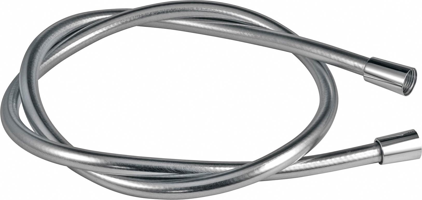 Шланг для душа, пластиковый с гладкой поверхностью под металл, с защитой от перекручивания, 2000мм, G1/2, (цв. oxidized), 3M ZZ