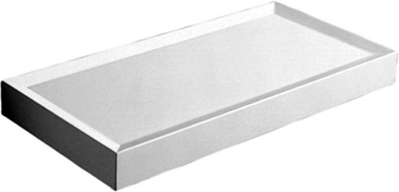 Полка 30х15хh3см, (матовая белая керамика), Young ZZ