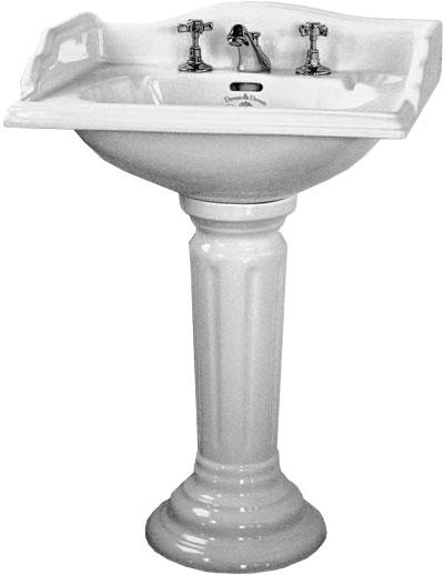 Раковина 640х480хh267мм, (3 отв. д/смесит.) Cambridge ZZ