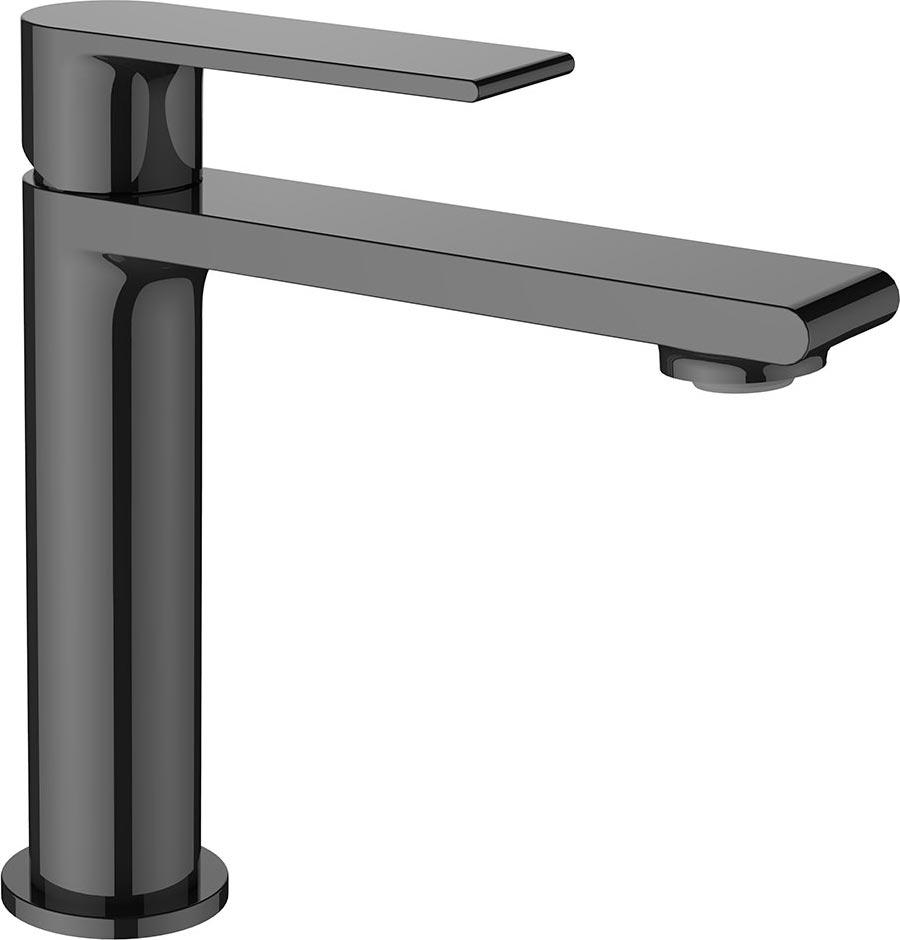 Смеситель для раковины, без д/к, (цв.вороненая сталь), VOGUE ZZ