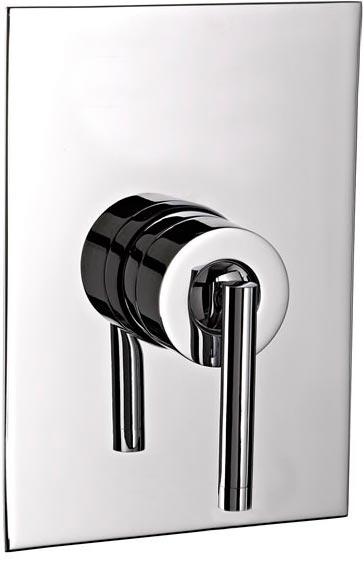 Смеситель для душа, встраиваемый в стену (цв. хром, ручка цв. Etnite Maniglia), Arche ZZ