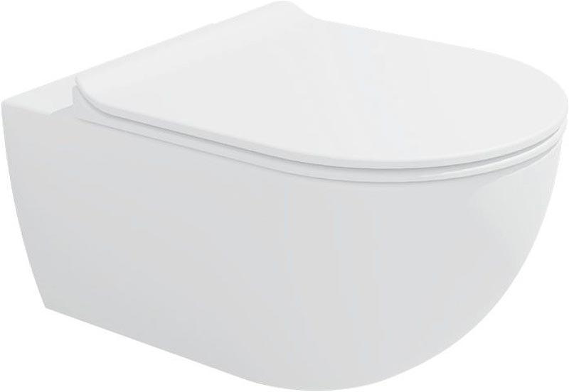 Унитаз подвесной 54х36хh27см, без сиденья, крепёж в компл., (цв. белый), App ZZ
