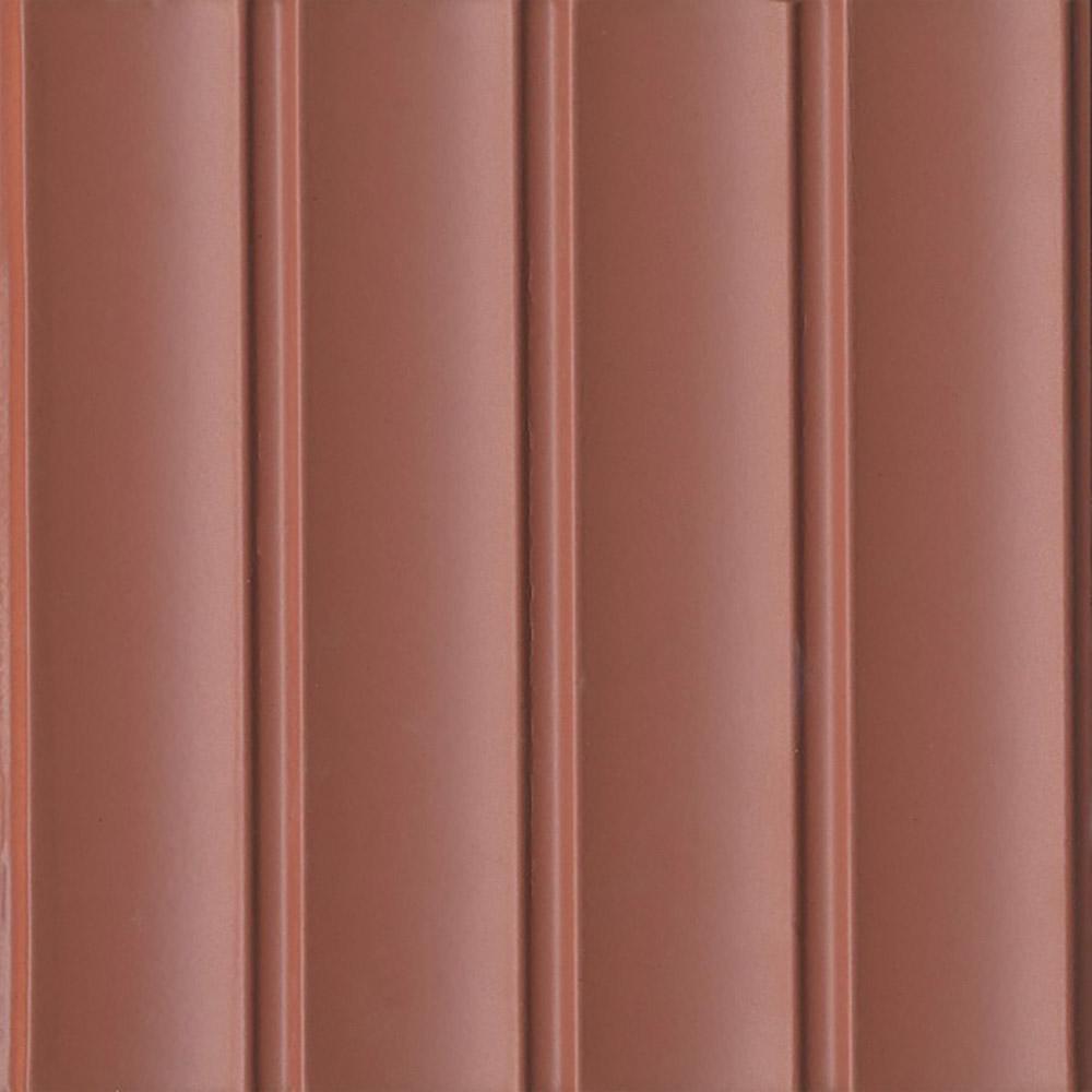 Декор Аква Альта 1 красный матовый структура 20x20