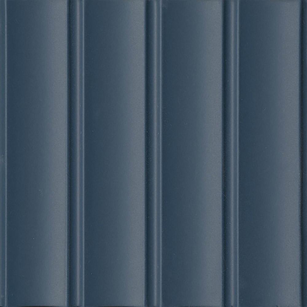 Декор Аква Альта 1 синий матовый структура 20x20