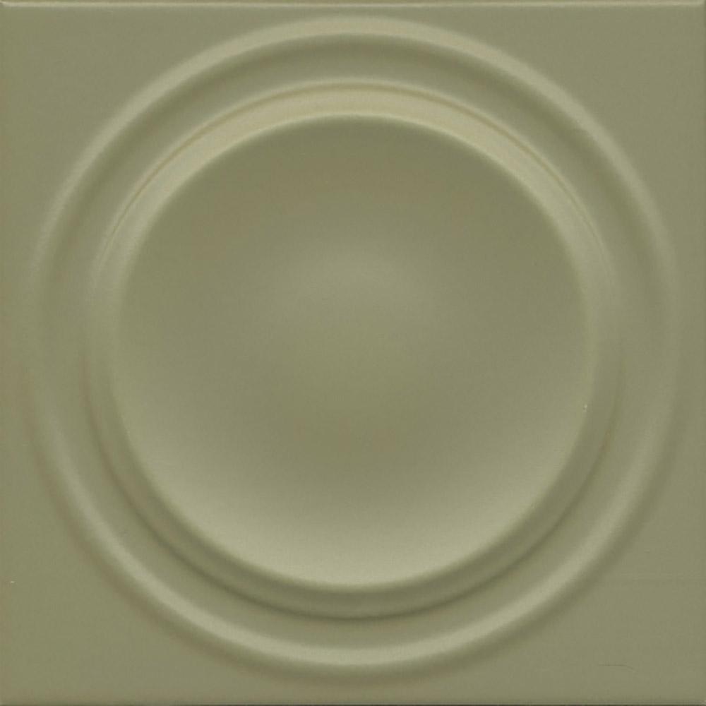 Декор Аква Альта 2 зелёный матовый структура 20x20