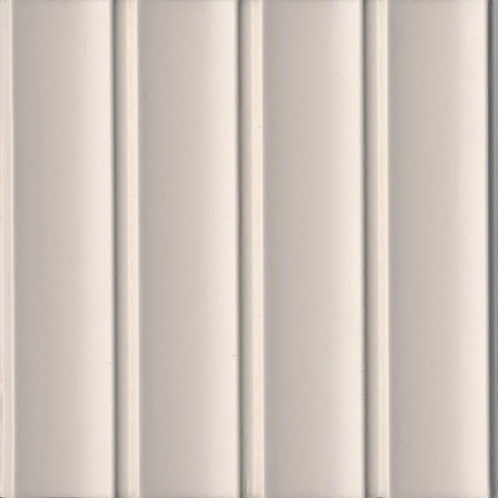 Декор Аква Альта 1 белый матовый структура 20x20