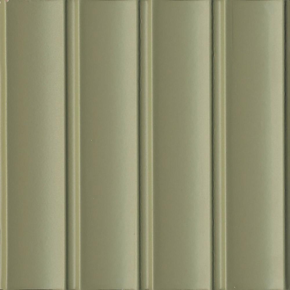 Декор Аква Альта 1 зелёный матовый структура 20x20