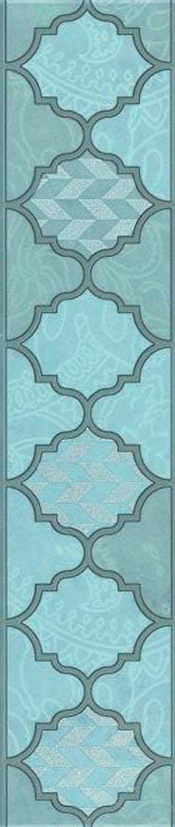 Бордюр Фоскари бирюзовый ZZ|5.4x25