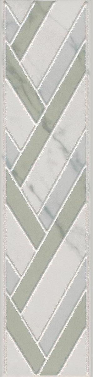 Бордюр Алькала белый |7x30