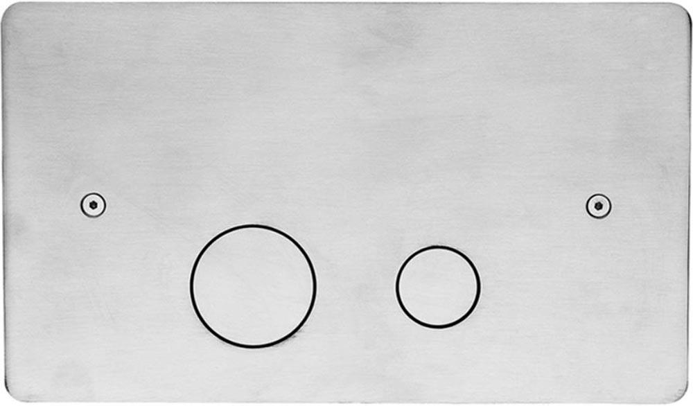 Клавиша двойного смыва, для монтажных рам (инсталяций) Geberit UP720-320, для унитазов, (кнопки круглые, цв.нерж.сталь), Xion ZZ