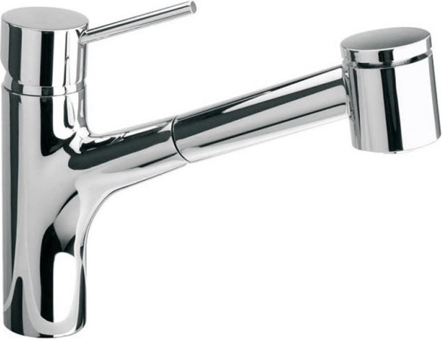 Смеситель для кухни, с выдвижным душем, 2 типа струи, (цв.хром), Cox ZZ