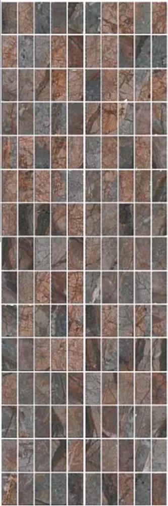 Декор Театро коричневый мозаичный |25x75