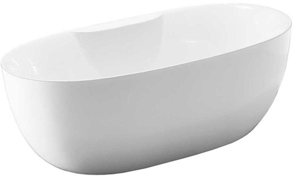 Ванна 1700х800хh580мм, пристенная, интегрир.слив перелив, д/к цв.хром в компл.,(акрил цв.белый), Vincea ZZ