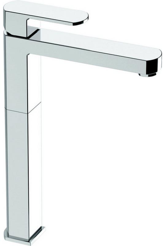 Смеситель для раковины, Высокий, излив h317мм, без д/к, (цв. хром), Roadster KL