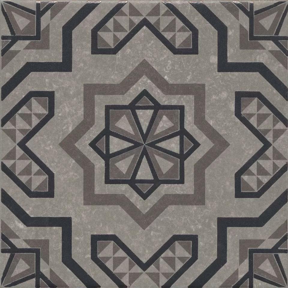Декор Касабланка серый матовый 20x20x0,8