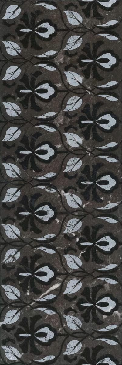 Декор Тубкаль чёрный глянцевый обрезной 30x89,5x0,9