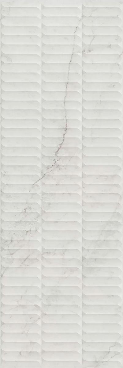 Тубкаль белый глянцевый структура обрезной 30x89,5x1,05