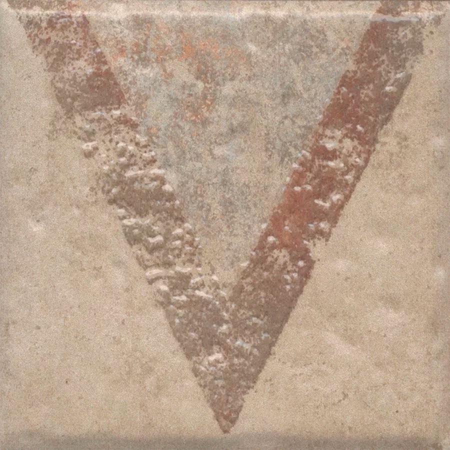 Декор Спартель 1 бежевый матовый 9,8x9,8x0,7