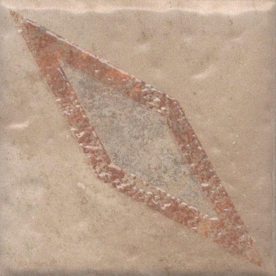 Декор Спартель 2 бежевый матовый 9,8x9,8x0,7