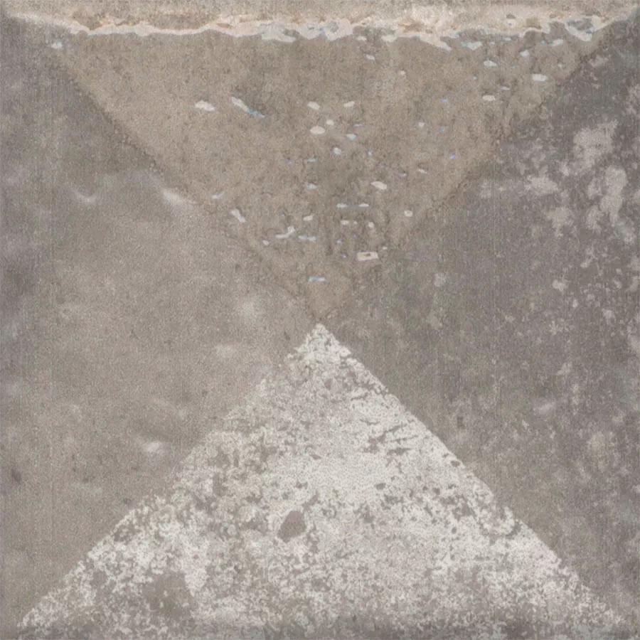 Декор Спартель 4 серый матовый 9,8x9,8x0,7