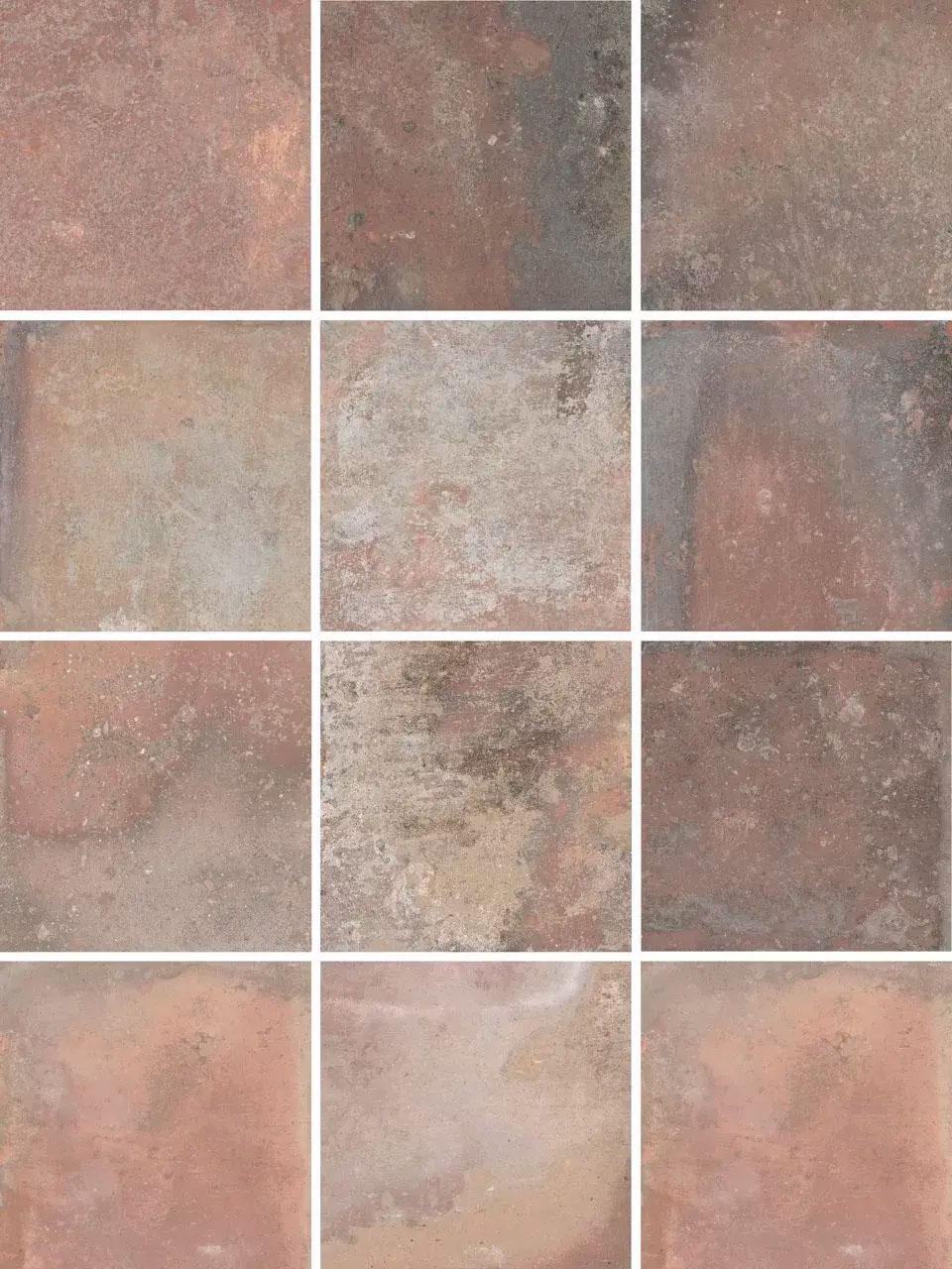 Спартель микс матовый 29,8х39,8 из 12 частей 9,8x9,8x0,7