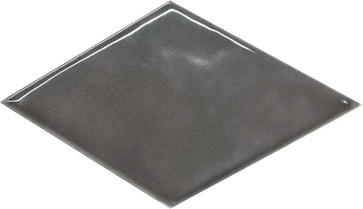 Декор Риад серый тёмный глянцевый 13,5x7,8x0,9