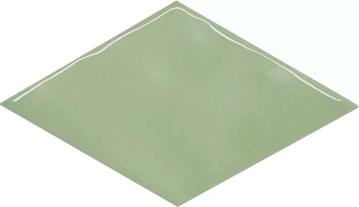 Декор Риад зелёный светлый глянцевый 13,5x7,8x0,9